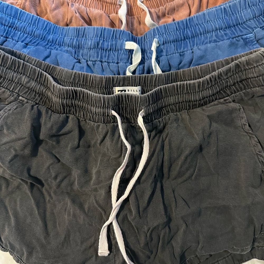Billabong summer shorts 3 for $25